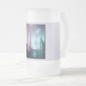 SF Futuristische Stad 2 Matglas Bierpul (Voorkant rechts)