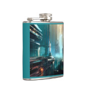 SF Futuristische Stad 3 Heupfles (Rechts)