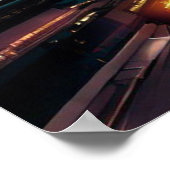 SF Futuristische Stad 3 Poster (Hoek)