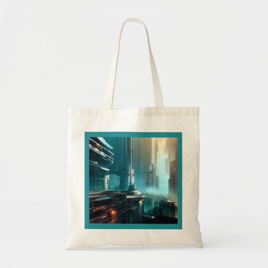 SF Futuristische Stad 3 Tote Bag (Voorkant)