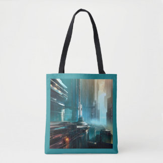 SF Futuristische Stad 3 Tote Bag