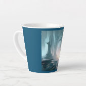 SF Futuristische Stad 4 Latte Mok (Linkerhoek)