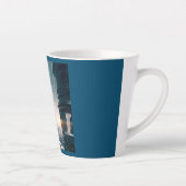 SF Futuristische Stad 4 Latte Mok (Rechts)