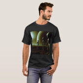 SF Grijze Aliens 1 T-shirt (Voorkant volledig)