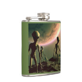 SF Grijze Aliens 2 Heupfles (Rechts)