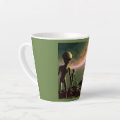 SF Grijze Aliens 2 Latte Mok (Linkerhoek)
