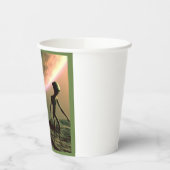 SF Grijze Aliens 2 Papieren Bekers (Links)