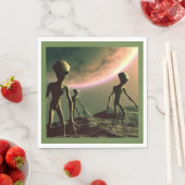 SF Grijze Aliens 2 Servet (Insitu)