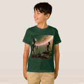 SF Grijze Aliens 2 T-shirt (Voorkant volledig)