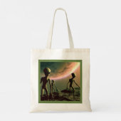 SF Grijze Aliens 2 Tote Bag (Achterkant)