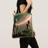 SF Grijze Aliens 2 Tote Bag (Dichtbij)