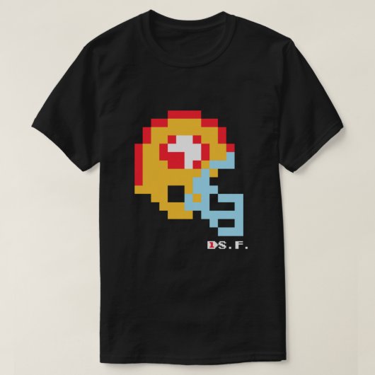 SF Helmet - Tecmo Bowl Essential T-shirt (Design voorkant)