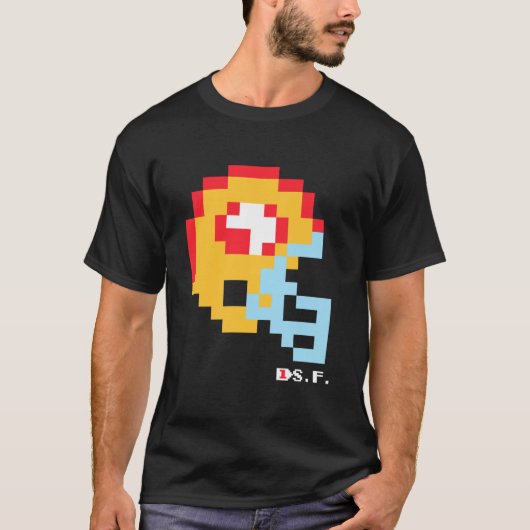 SF Helmet - Tecmo Bowl T-shirt (Voorkant)