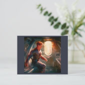 SF Hero aan boord van ruimteschip 1 Briefkaart (Staand voorkant)