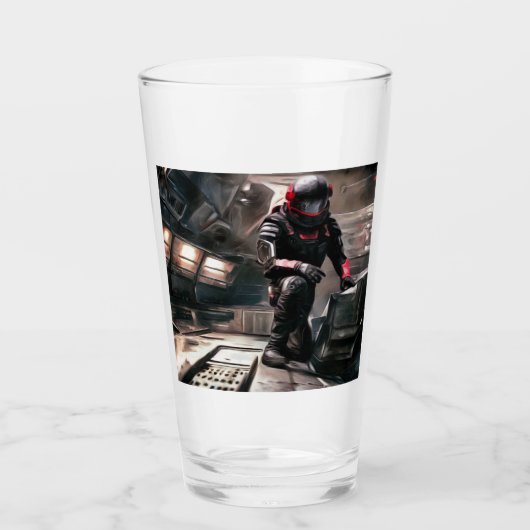 SF Hero aan boord van ruimteschip 3 Glas (Voorkant)