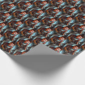 SF Hero aan boord van ruimteschip 4 Cadeaupapier (Hoek)