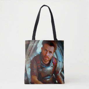 SF Hero aan boord van ruimteschip 4 Tote Bag