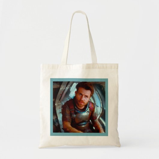 SF Hero aan boord van ruimteschip 4 Tote Bag (Voorkant)