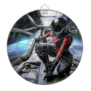 SF Hero In Ruimteschip (2) Dartbord