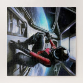 SF Hero In Ruimteschip (2) Legpuzzel (Horizontaal)