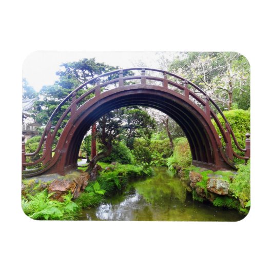 SF Japanse Tea Garden Drum Bridge #2 Magnet Magneet (Horizontaal)