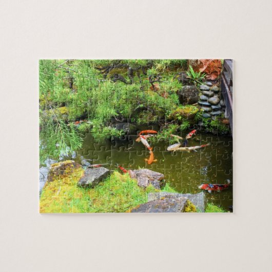 SF Japanse tea Garden Koi Pond #1 Jigzaag Puzzle Legpuzzel (Horizontaal)