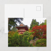 SF Japanse tea Garden Temple Gate #3 Briefkaart (Voorkant / Achterkant)