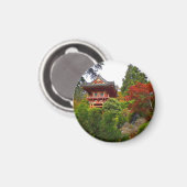 SF Japanse tea Garden Temple Gate #3 Magnet (Voorkant / Achterkant)