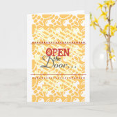 SF-Jubileum Kaart (Gele Bloem)