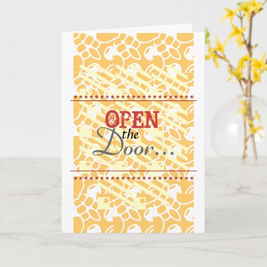 SF-Jubileum Kaart (Gele Bloem)