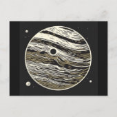 SF Jupiter Woodcut 1 Briefkaart (Voorkant)