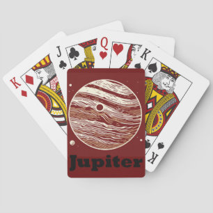 SF Jupiter Woodcut 1 Pokerkaarten
