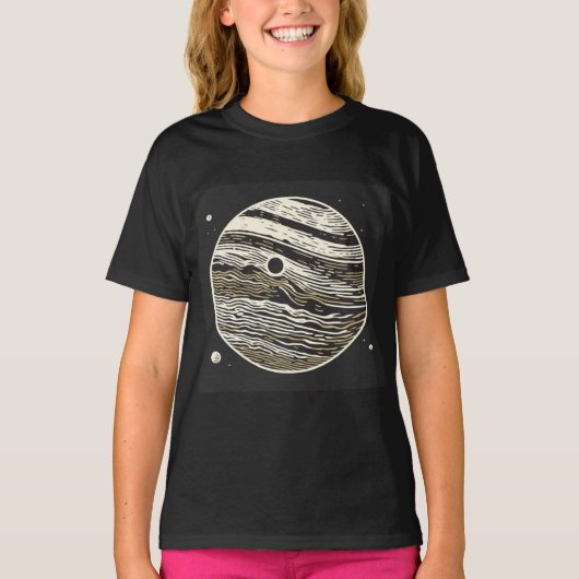 SF Jupiter Woodcut 1 T-shirt (Voorkant)