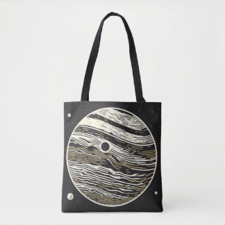 SF Jupiter Woodcut 1 Tote Bag