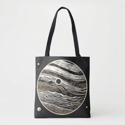 SF Jupiter Woodcut 1 Tote Bag (Voorkant)