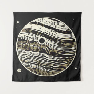 SF Jupiter Woodcut 1 Wandkleed