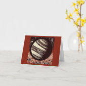 SF Jupiter Woodcut 2 Kaart (Gele Bloem)