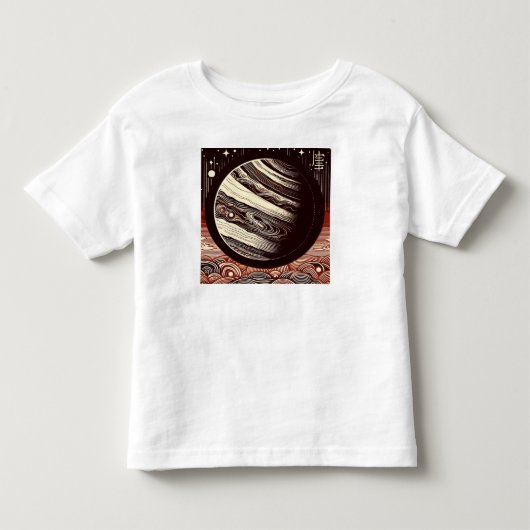 SF Jupiter Woodcut 2 Kinder Shirts (Voorkant)