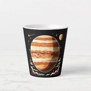 SF Jupiter Woodcut 3 Latte Mok