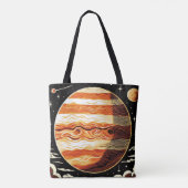 SF Jupiter Woodcut 3 Tote Bag (Achterkant)