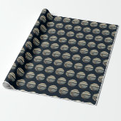 SF Jupiter Woodcut 4 Cadeaupapier (Uitgerold)
