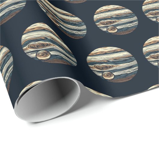 SF Jupiter Woodcut 4 Cadeaupapier (Rol Hoek)