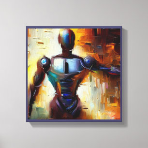SF Kunstmatige Intelligentie Canvasprint Canvas Afdruk