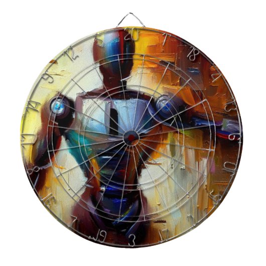 SF - Kunstmatige Intelligentie Held (1) Dartbord (Voorkant)