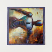 SF - Kunstmatige Intelligentie Hero 1 Wandkleed (Voorkant (horizontaal))
