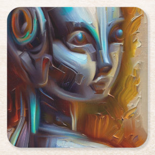 SF - Kunstmatige Intelligentie Hero 3 Kartonnen Onderzetters