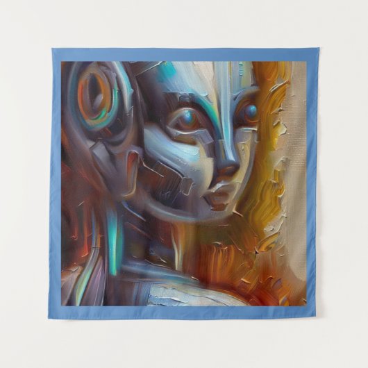 SF - Kunstmatige Intelligentie Hero 3 Wandkleed (Voorkant)