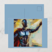 SF - Kunstmatige Intelligentie Hero 4 Briefkaart (Voorkant / Achterkant)