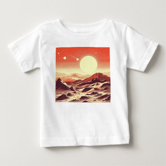 SF Mars Landschap Houtsnede 2 (Voorkant)