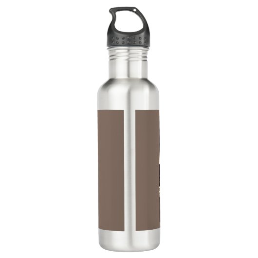 SF Mars Landschap Houtsnede 3 Waterfles (Achterkant)